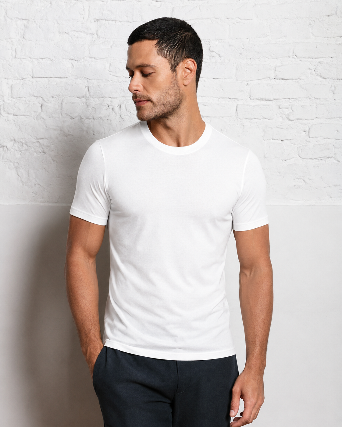 Men’s Crew Neck Undershirt 3-Pack