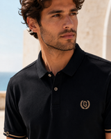 Men’s Embroidered Short-Sleeve Polo Shirt