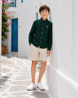 Boys’ Long-Sleeve Oxford Shirt