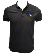 POLO WITH EMBROIDERY - Black, S image