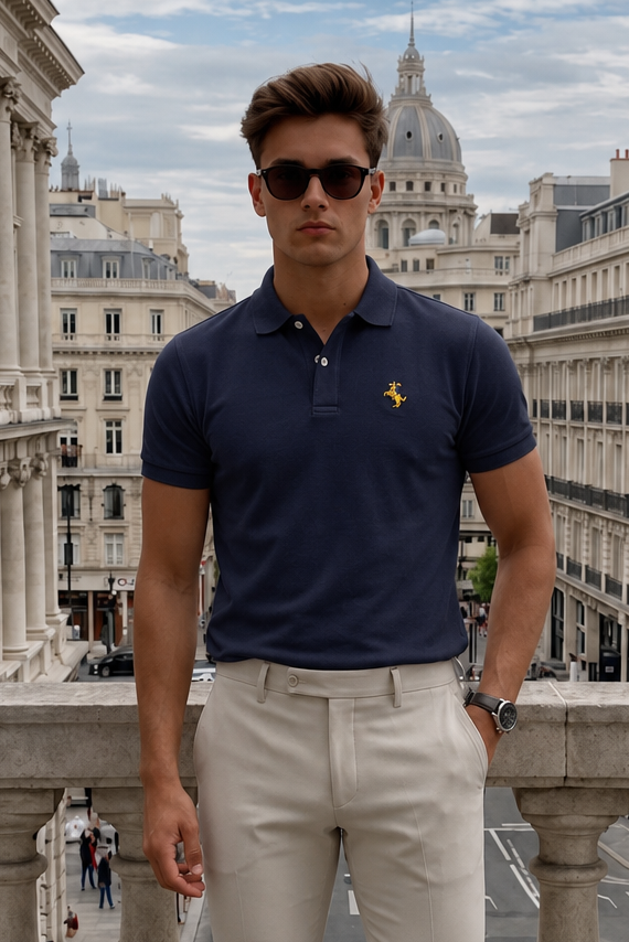 Men’s Embroidered Polo Shirt