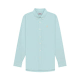 OXFORD SHIRT WITH EMBROIDERY - GREEN-36, L image