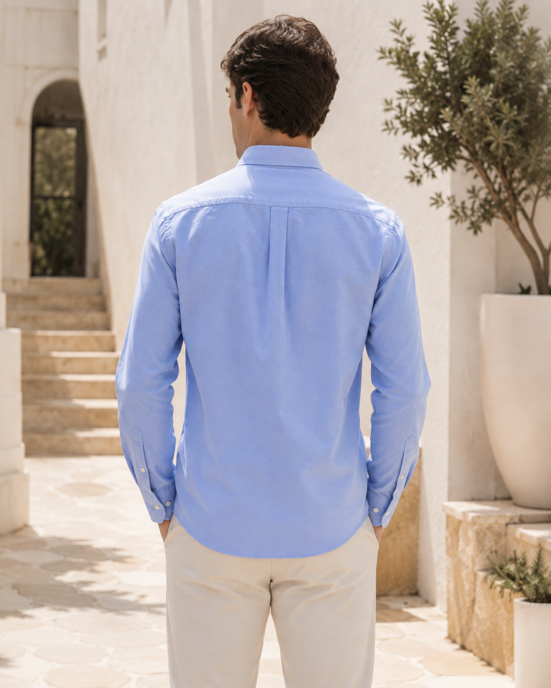 Men’s Long-Sleeve Oxford Shirt