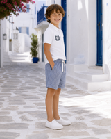 Boys’ Embroidered Short-Sleeve Polo Shirt