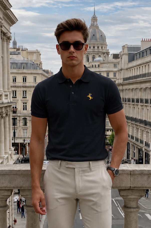 Men’s Embroidered Polo Shirt