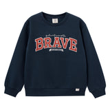 SWEATSHIRT WITH PRINT - NAVY, 140 image