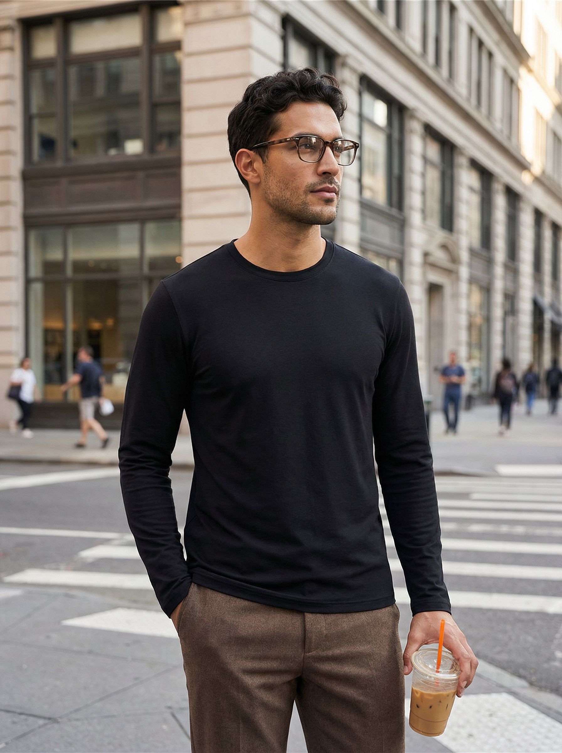 Slim Fit Long Sleeve Under-Shirt