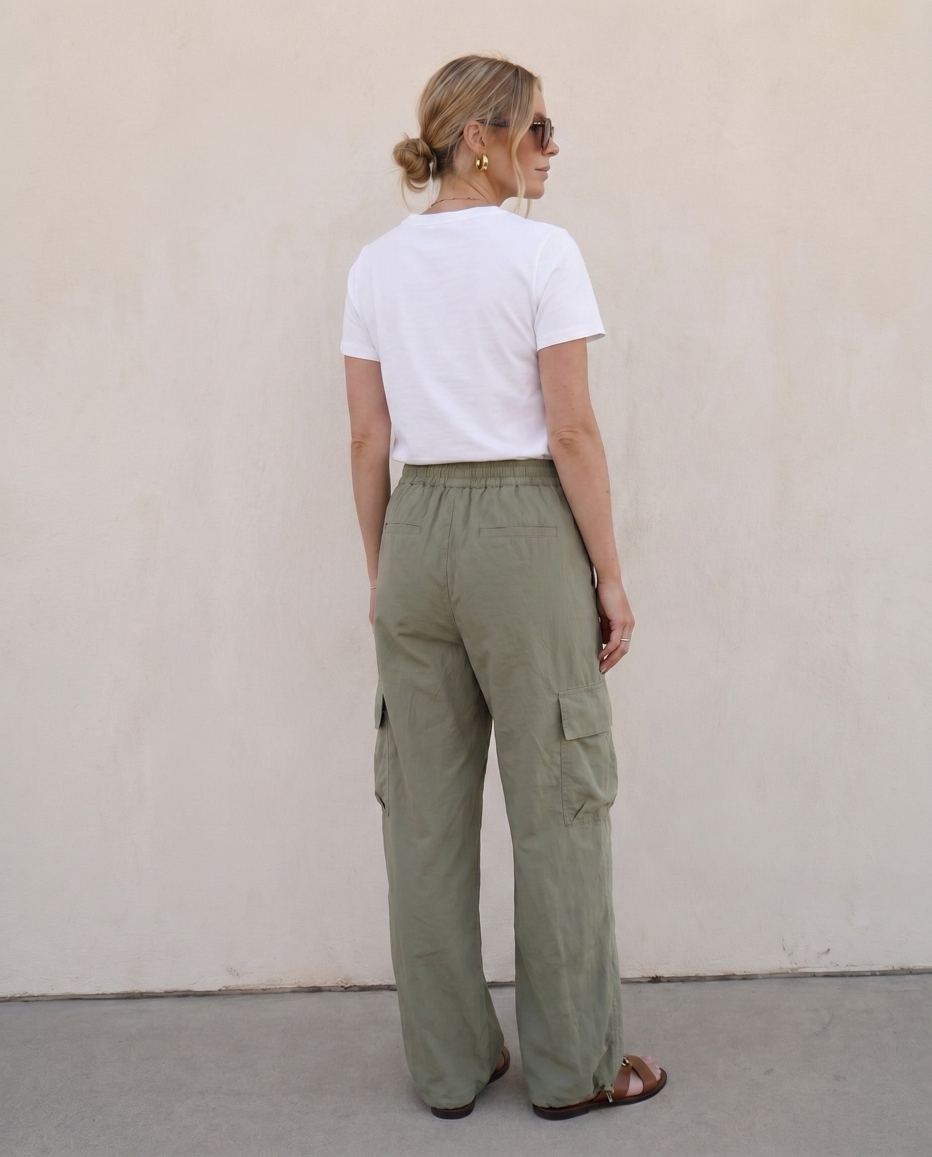 Wide-Leg Cargo Pants