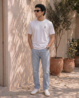 Men’s Embroidered Logo Crew Neck T-Shirt