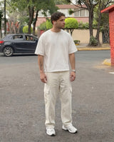 Modern Straight-Leg Cargo Jeans