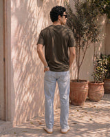 Men’s Embroidered Logo Crew Neck T-Shirt