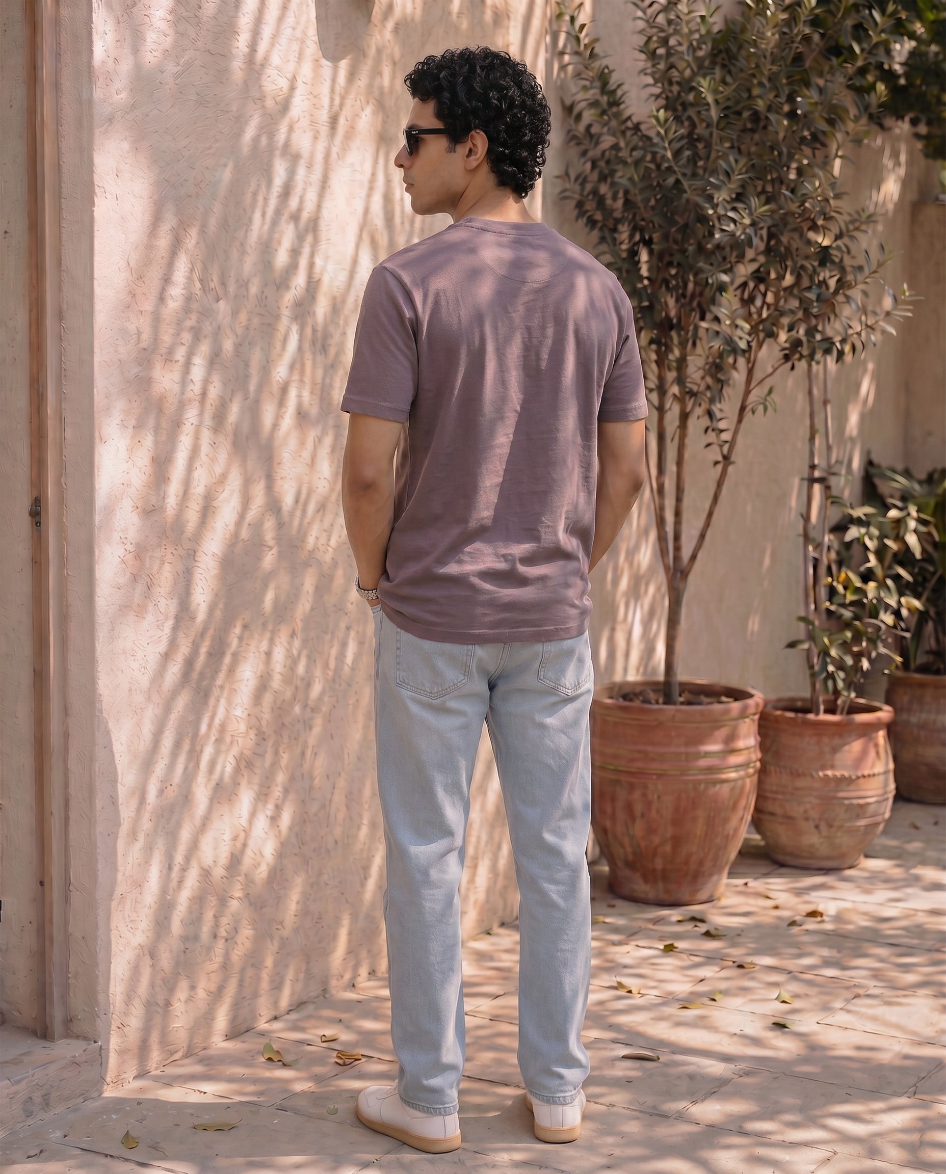 Men’s Embroidered Logo Crew Neck T-Shirt