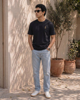 Men’s Embroidered Logo Crew Neck T-Shirt