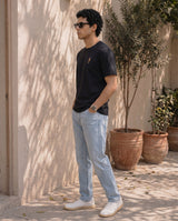 Men’s Embroidered Logo Crew Neck T-Shirt