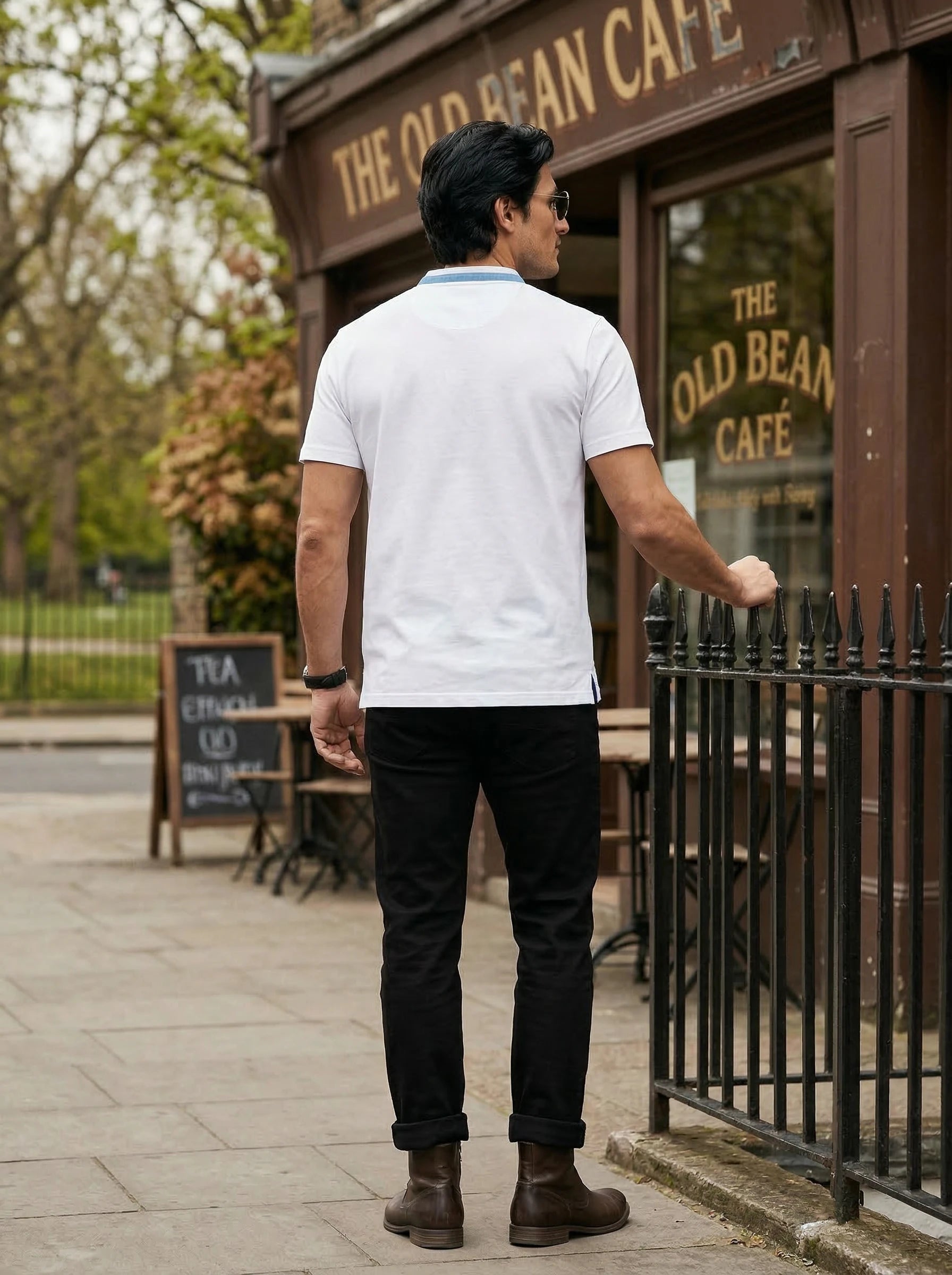 Minimal Logo Crewneck T-Shirt